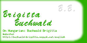 brigitta buchwald business card